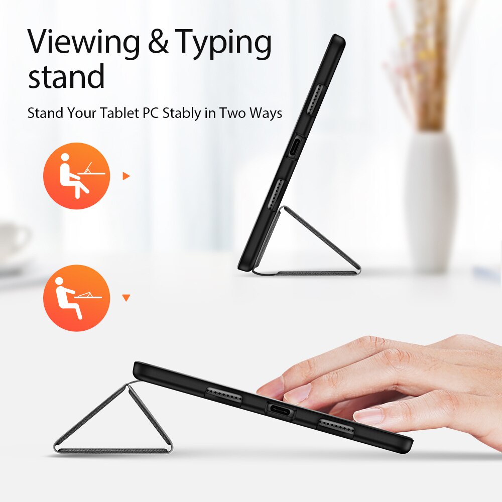 [Chính Hãng DUX DUCIS] Bao da Huawei MatePad 11 2021 DOMO Series Lưng Dẻo Vải Jean Có Khay Bút