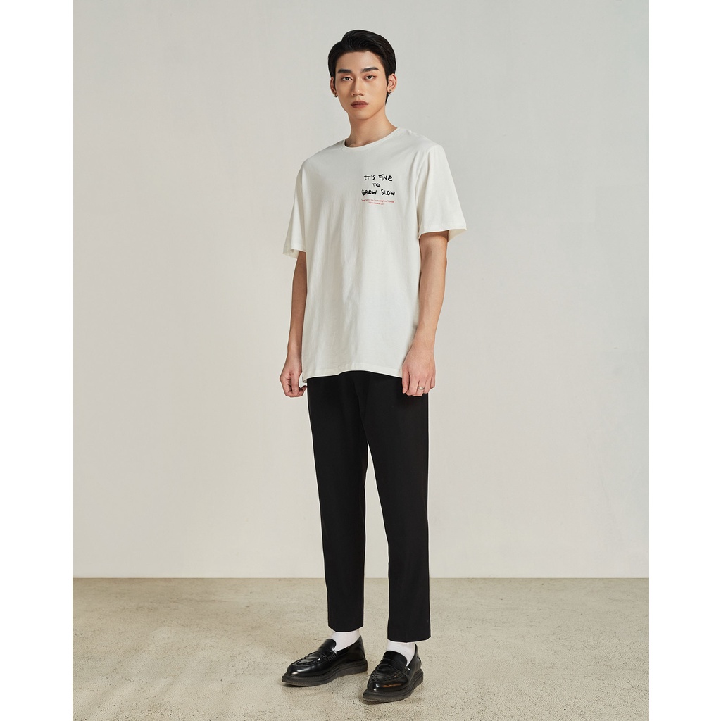 Áo phông nam cotton Highway  Grow Slow