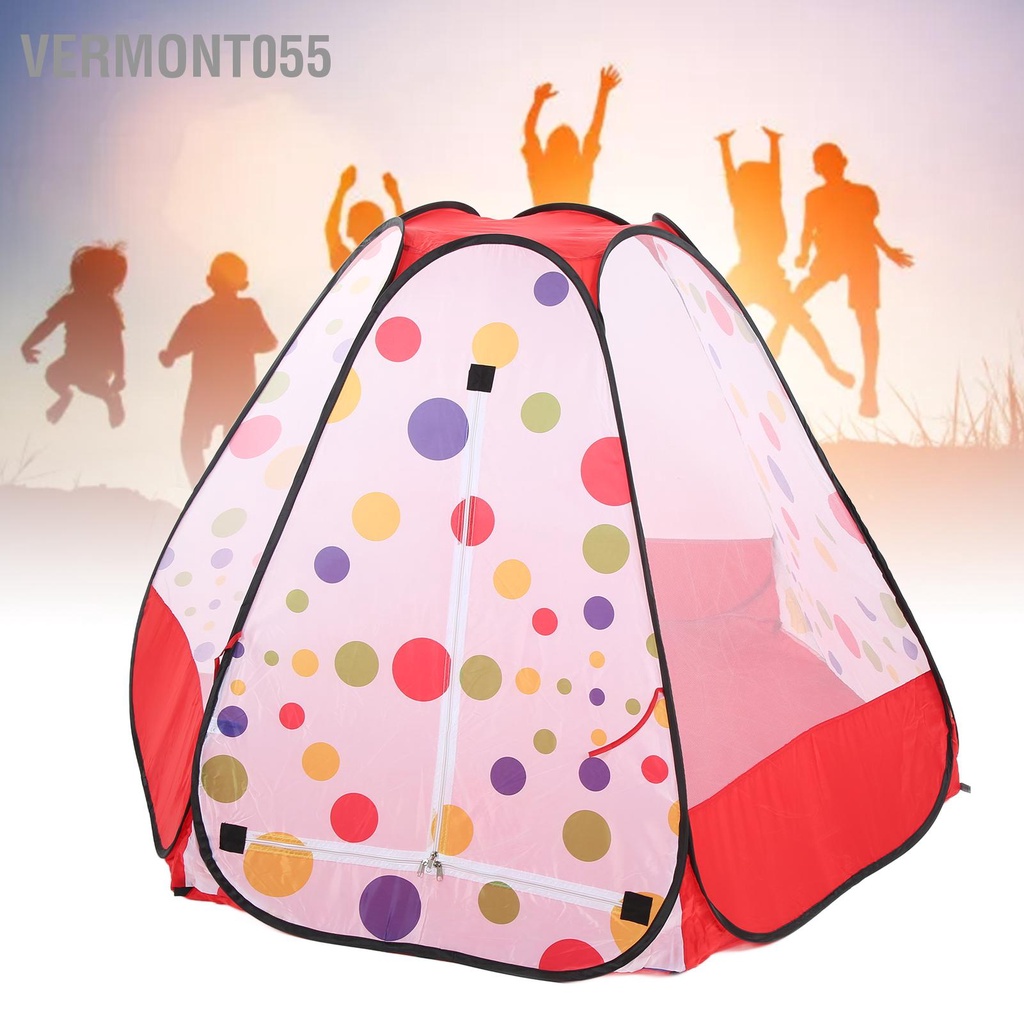 Có thể bán buôn Lều cho trẻ em di động Vui chơi vui giải trí ngoài trời trong nhà Đi cắm trại dã ngoại Tiệc Pajama Hàng giao ngayVermont055