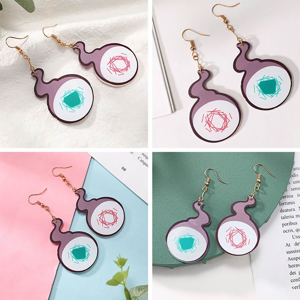 2 Bông Tai Acrylic Hình Hanako-Kun Thời Trang Cho Nữ