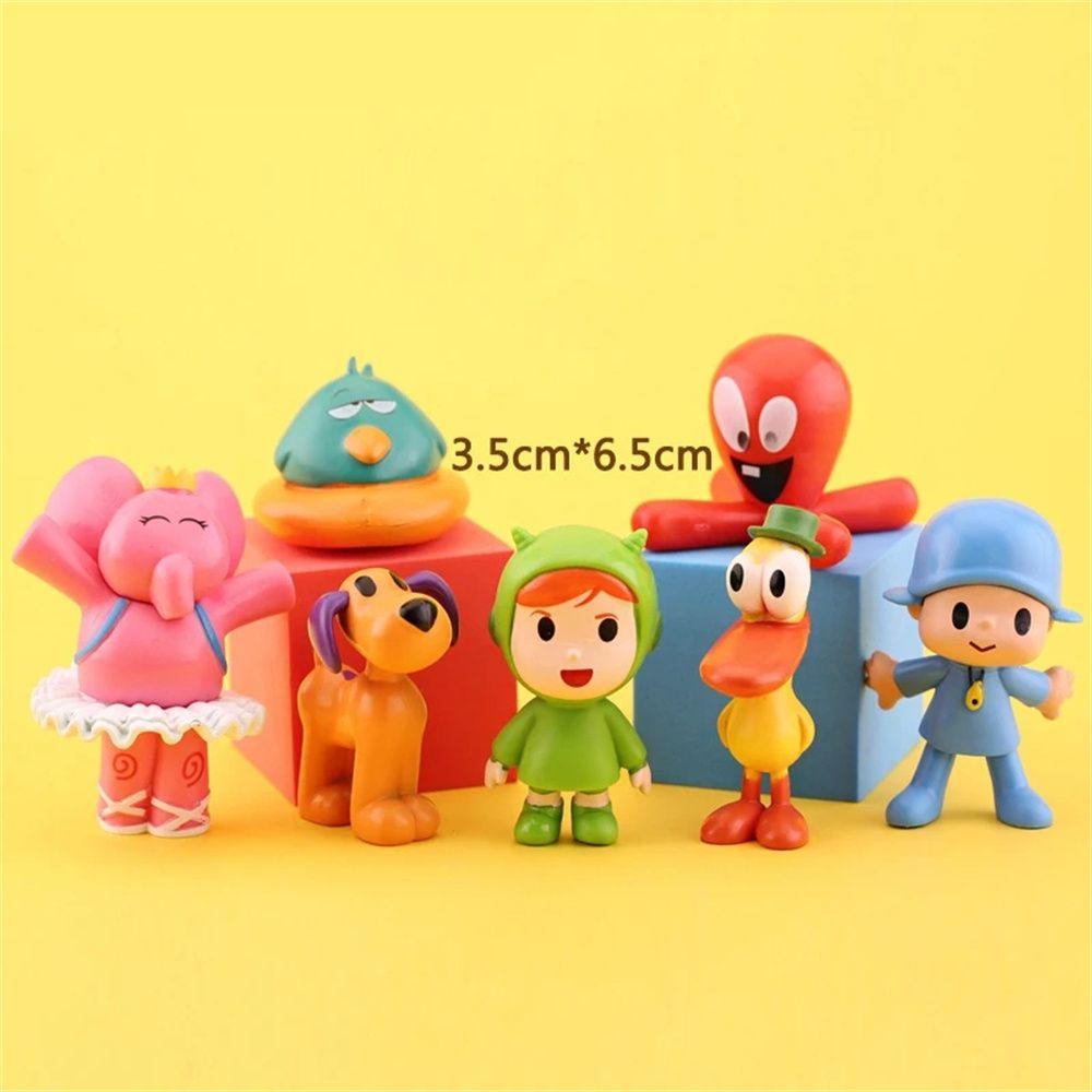 Mô Hình Nhân Vật DARNELL Pocoyo Hoạt Hình Trang Trí Bánh Kem