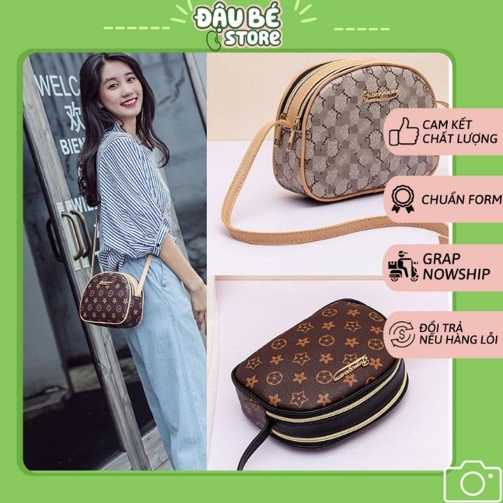 Túi Xách Nữ Thời Trang Đeo Chéo Cổ Điển - Túi Đeo Vai Kẹp Nách Phong Cách Retro Hàn Quốc Cao Cấp - Daube - Pk021