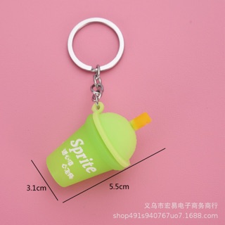 Móc khoá ly nước sprite
