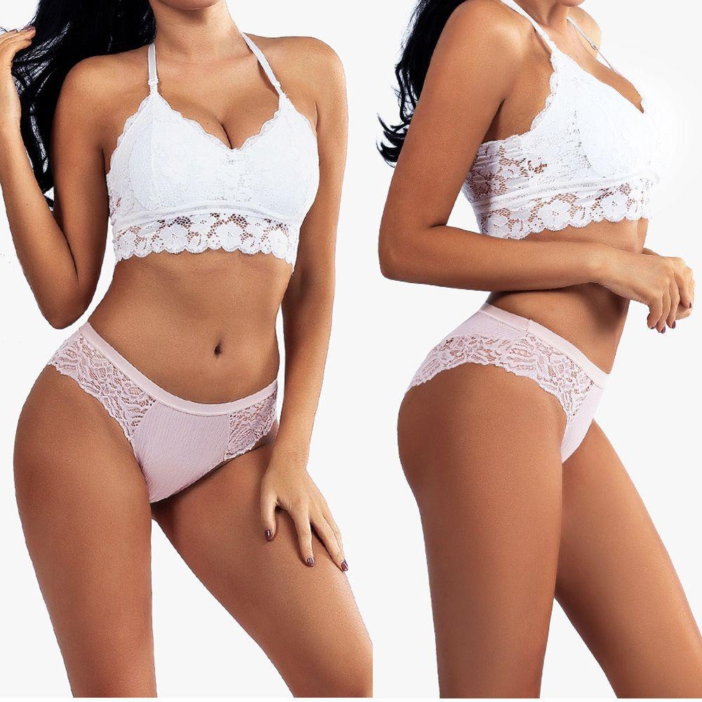 Quần Lót Cotton Lưng Thấp Phối Ren Quyến Rũ Cho Nữ