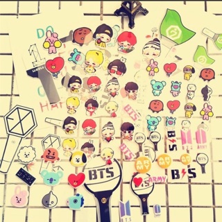 sticker bts ,twice,blackpink,seventeen,got7,wanna one