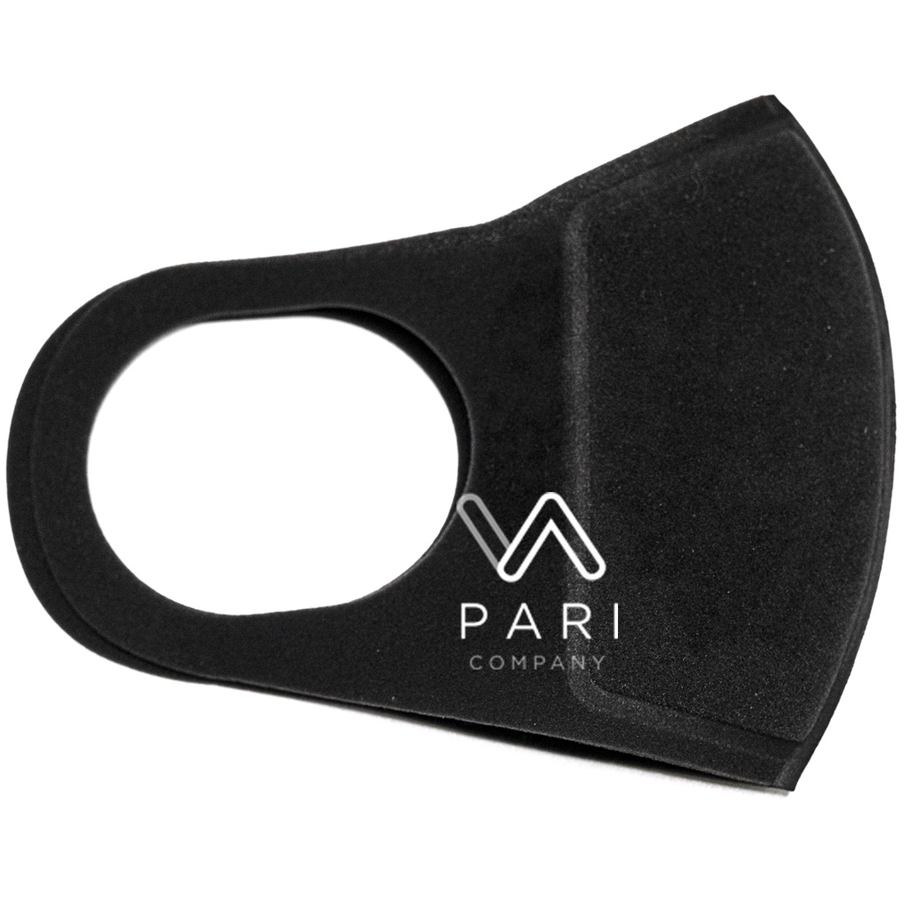 Mặt nạ Pitta Mask 3D 2 lớp dày dặn, Khẩu trang nội địa Nhật màu đen, chống giọt bắn, chống tia UV (Giặt thoải mái)