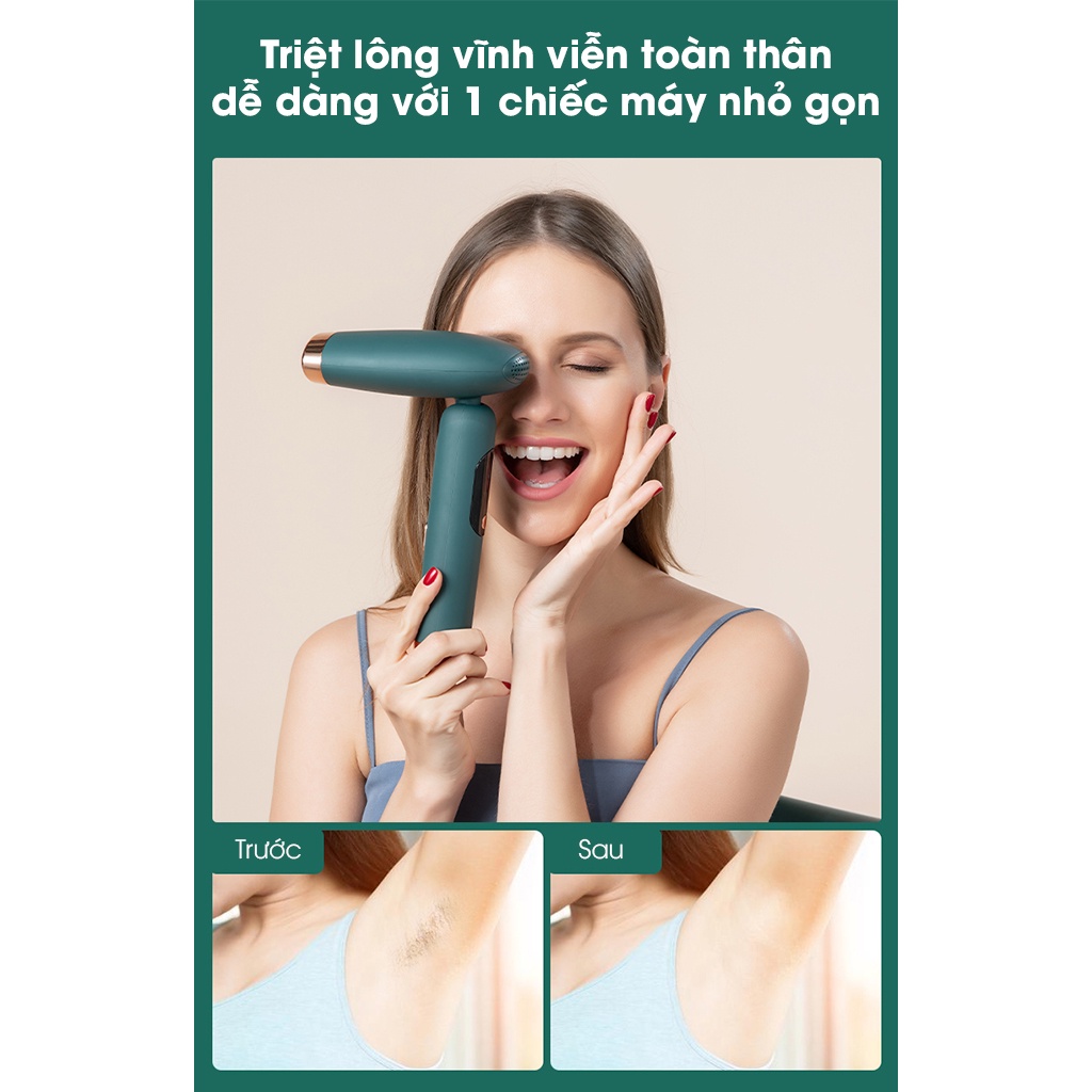 Máy triệt lông laser IPL MASEKI cao cấp , Công nghệ triệt lông vĩnh viễn bằng ánh sáng 999999 xung