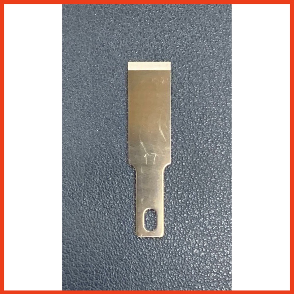 Lưỡi dao số 18 đầu bằng cạo keo, cậy lưng kính iP