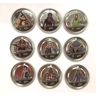 Thẻ bài Toonies One Piece - Xu silver