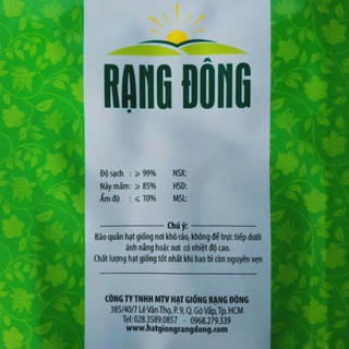 Hạt Giống đậu rồng thái rạng đông (10g)