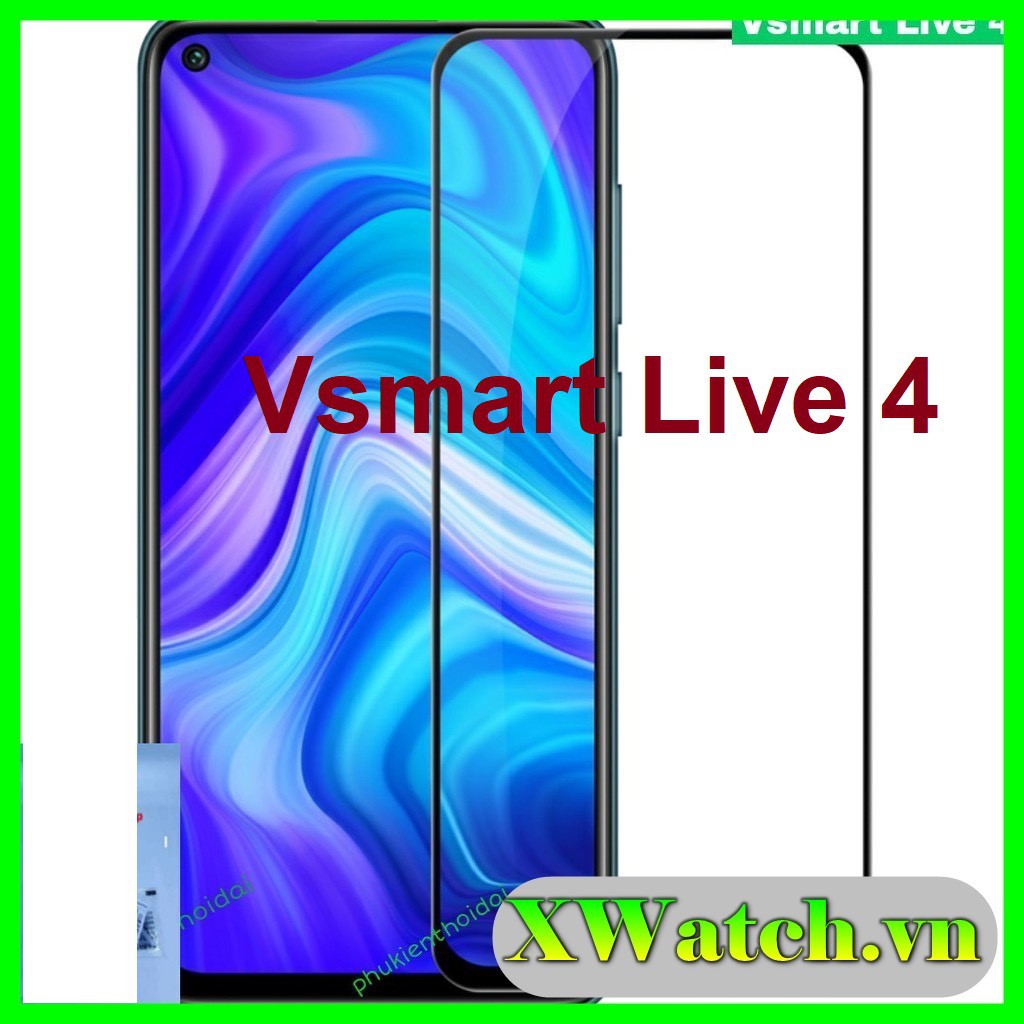 Kính Cường Lực Full màn Vsmart Star 5 / Live 4 /Vsmart Joy 4 / Vsmart Live / Active 3 / Joy 2 + ...