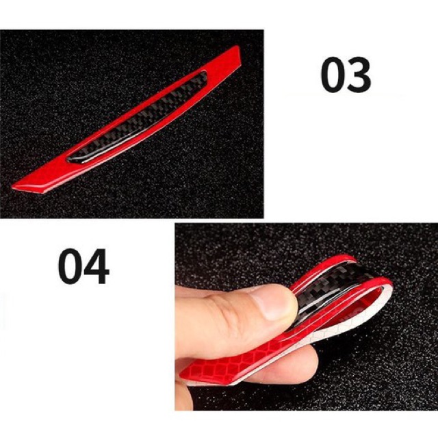 Tem dán 3D phản quang cửa xe chống va chạm
