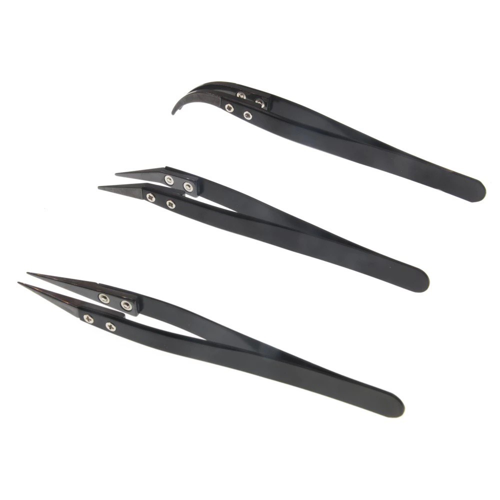 Nhíp Sửa Chữa Bằng Thép Không Gỉ Chịu Nhiệt Chống Tĩnh Điện