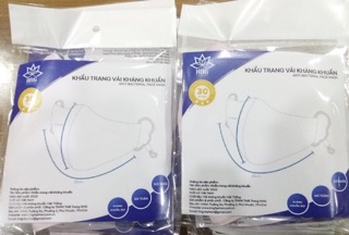 Set 10 khẩu trang vải kháng khuẩn