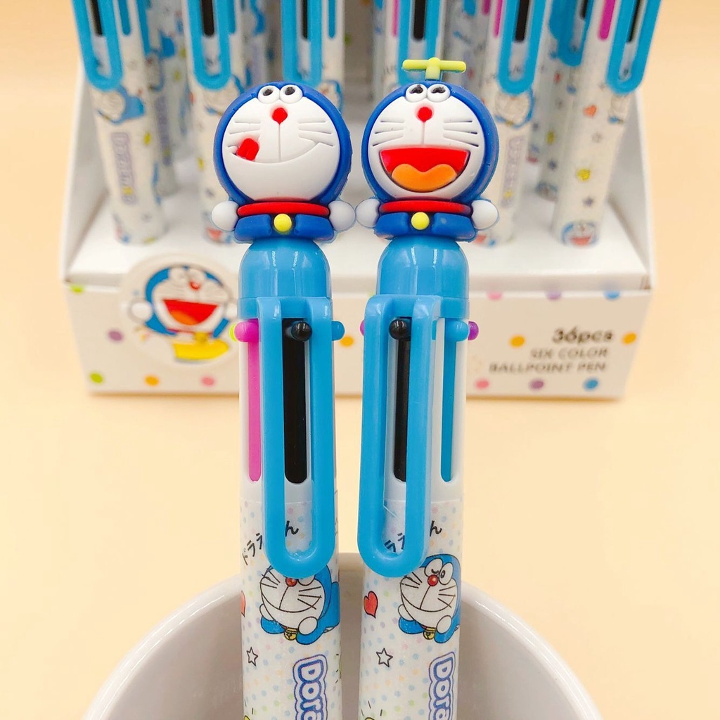 Bút bi nhiều màu hình DORAEMON DOREMON dễ thương cute MON0076