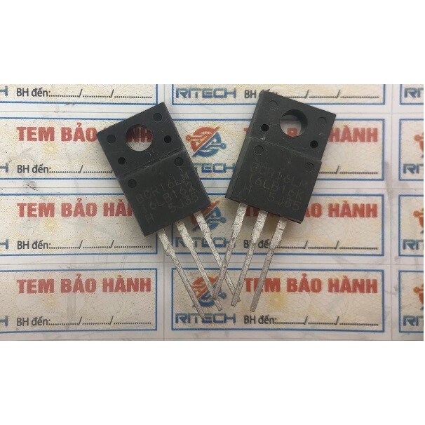 COMBO 2 CON BCR16LM, BCR16LM-16LB TRIAC TO-220F 800V 16A