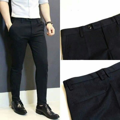 Combo Áo sơ mi cổ tàu và Quần vải nam co giãn Cam Kết Giống Hình (Cam kết giống hình) | BigBuy360 - bigbuy360.vn