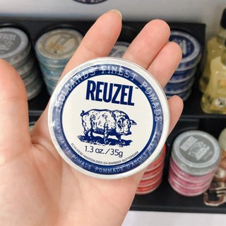 Sáp tạo kiểu tóc Reuzel White Clay Matte Pomade gữ nếp trung bình không bóng 35g (USA)