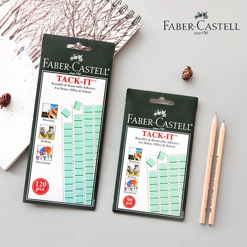 Đất Sét Dính Faber-Castell Tack-It Set 42/90 Miếng Vuông