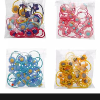 Set 10 sợi thun buộc tóc cho bé