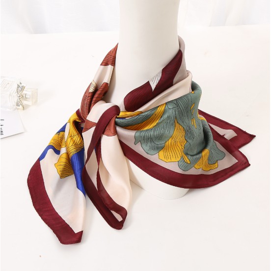 Khăn turban nữ xinh xắn vải silk Kc01