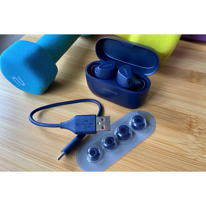 Tai Nghe True Wireless Chống Ồn Jabra Elite 4 Active, Pin 7h, New Seal, Chính Hãng, Bảo Hành 24 Tháng | Trần Du Audio