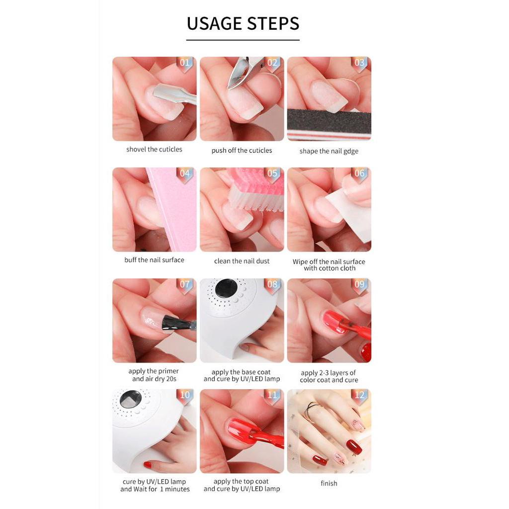 Sơn móng gel UV 7.3ml nhiều màu sắc thời trang