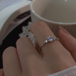 Nhẫn bạc phong cách Hàn Quốc hot