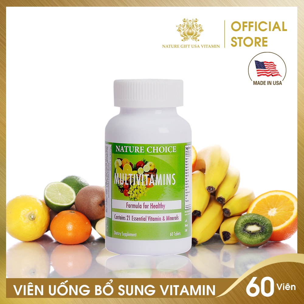 [MUA 2 TẶNG 1] Combo 2 Omega 3 100V+ tặng 1 hộp Viên uống Multivitamin Nature Gift USA