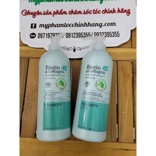 DẦU GỘI XẢ BIOTIN COLLAGEN NGĂN GẦU MƯỢT TÓC 500ml -  1000ML