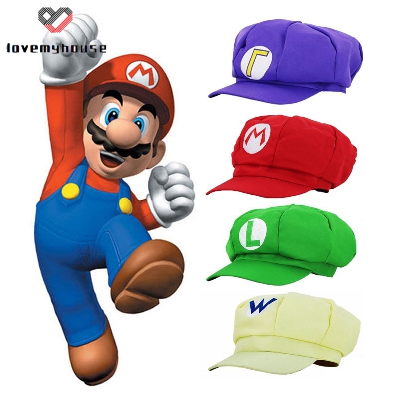 Mũ Lưỡi Trai Phong Cách Game Super Mario
