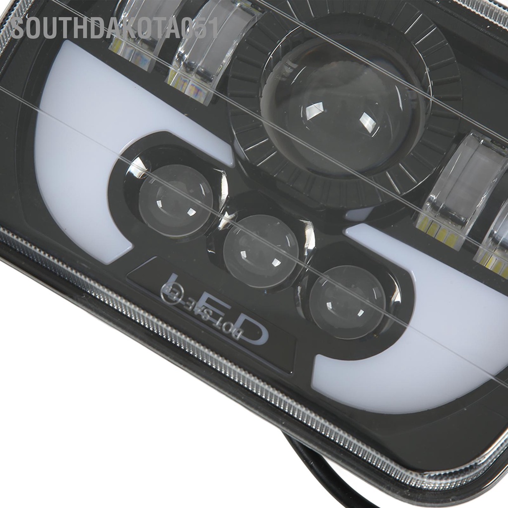 [Hàng Sẵn] Đèn pha LED vuông 5x7in 90W chiếu sáng cao Chùm thấp IP67 Chống nước cho xe máy ô tô【Southdakota051】