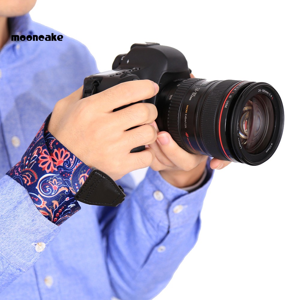 Dây Đeo Máy Ảnh Canon Dslr Họa Tiết Thổ Cẩm