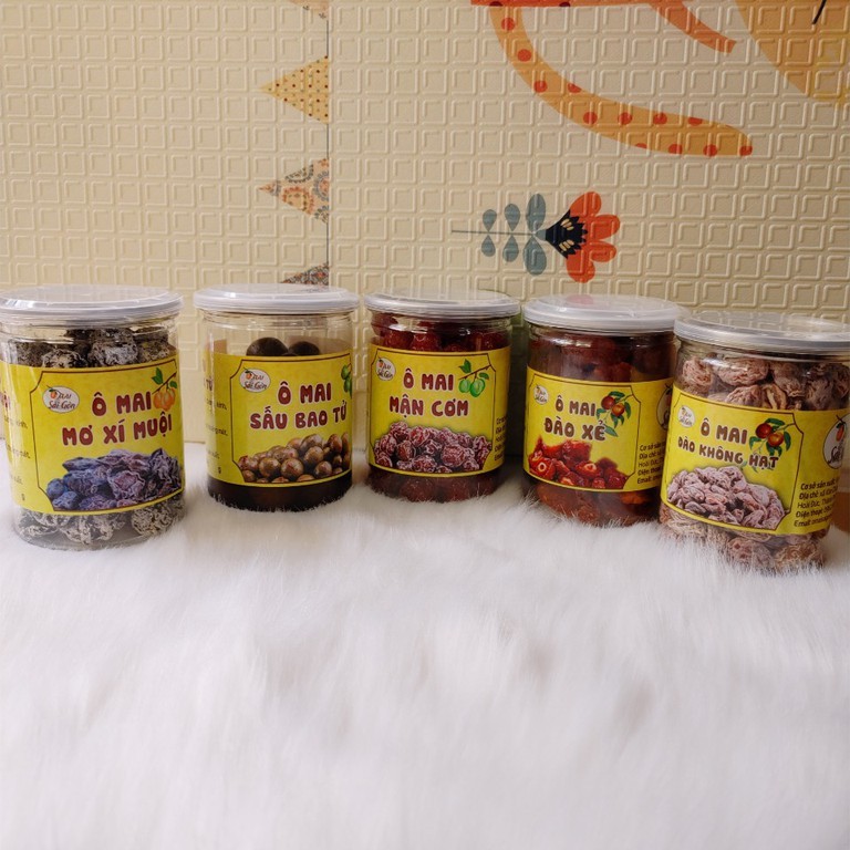 Ô Mai Mận Cơm Dẻo Ngọt, thơm ngon - hộp 250gr - 400gr