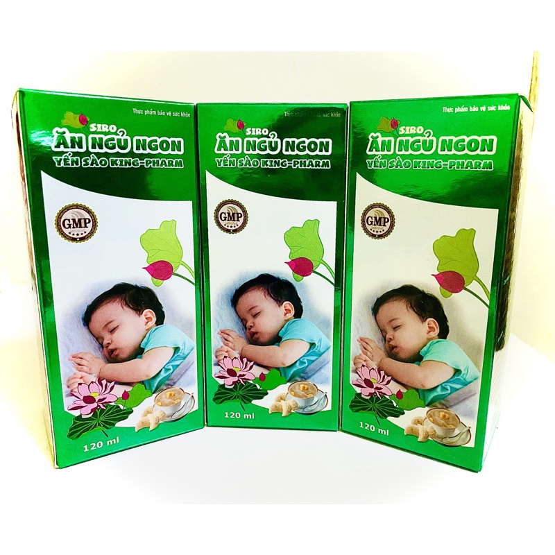 siro ĂN NGỦ NGON YẾN SÀO dùng cho trẻ từ 6 tháng tuổi- Chai 120ml