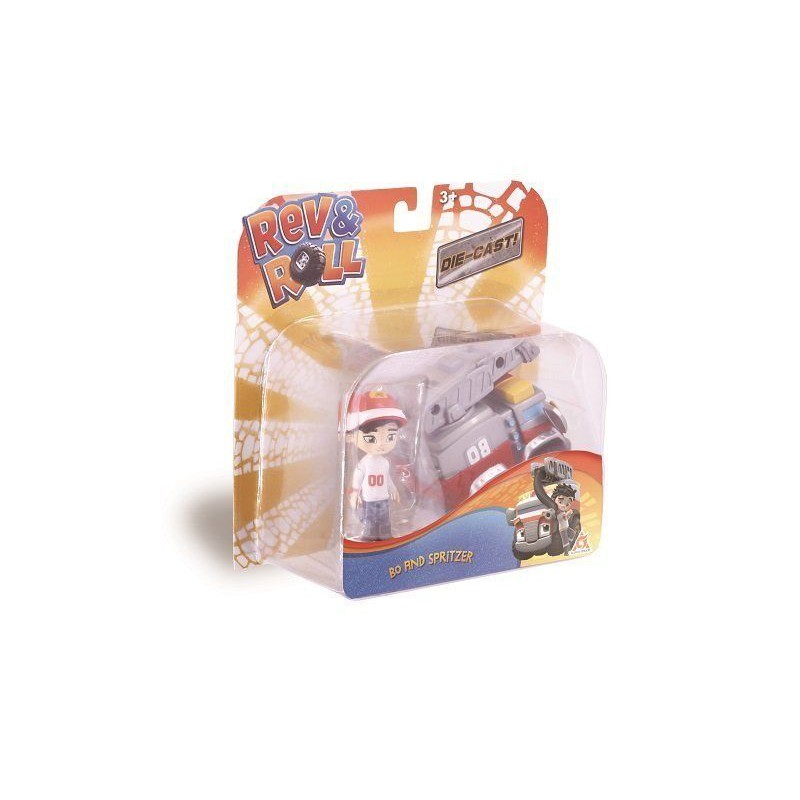Đồ Chơi Rev & Roll Xe thú cưng và nhân vật - Bo & Spritzer EU881031