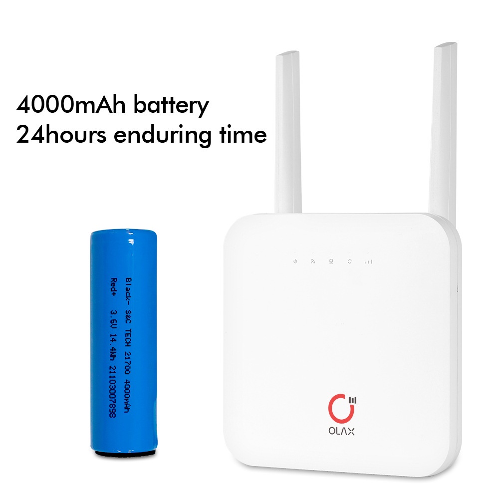 Bộ phát Wifi 4G Olax AX6 Pro 300Mbps. Hỗ trợ 32 User