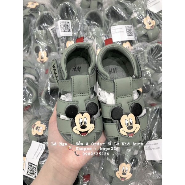 Dép sandal rọ HM UK_AUTH sz 18/19, 20/21, 22, 23, 24, 25