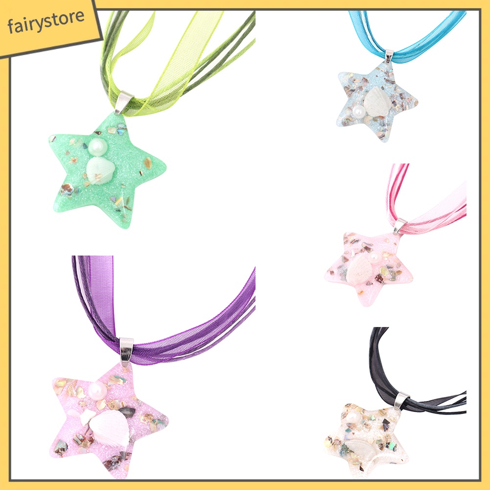 Dây chuyền kim loại mặt ngôi sao năm cánh thời trang cho nữ