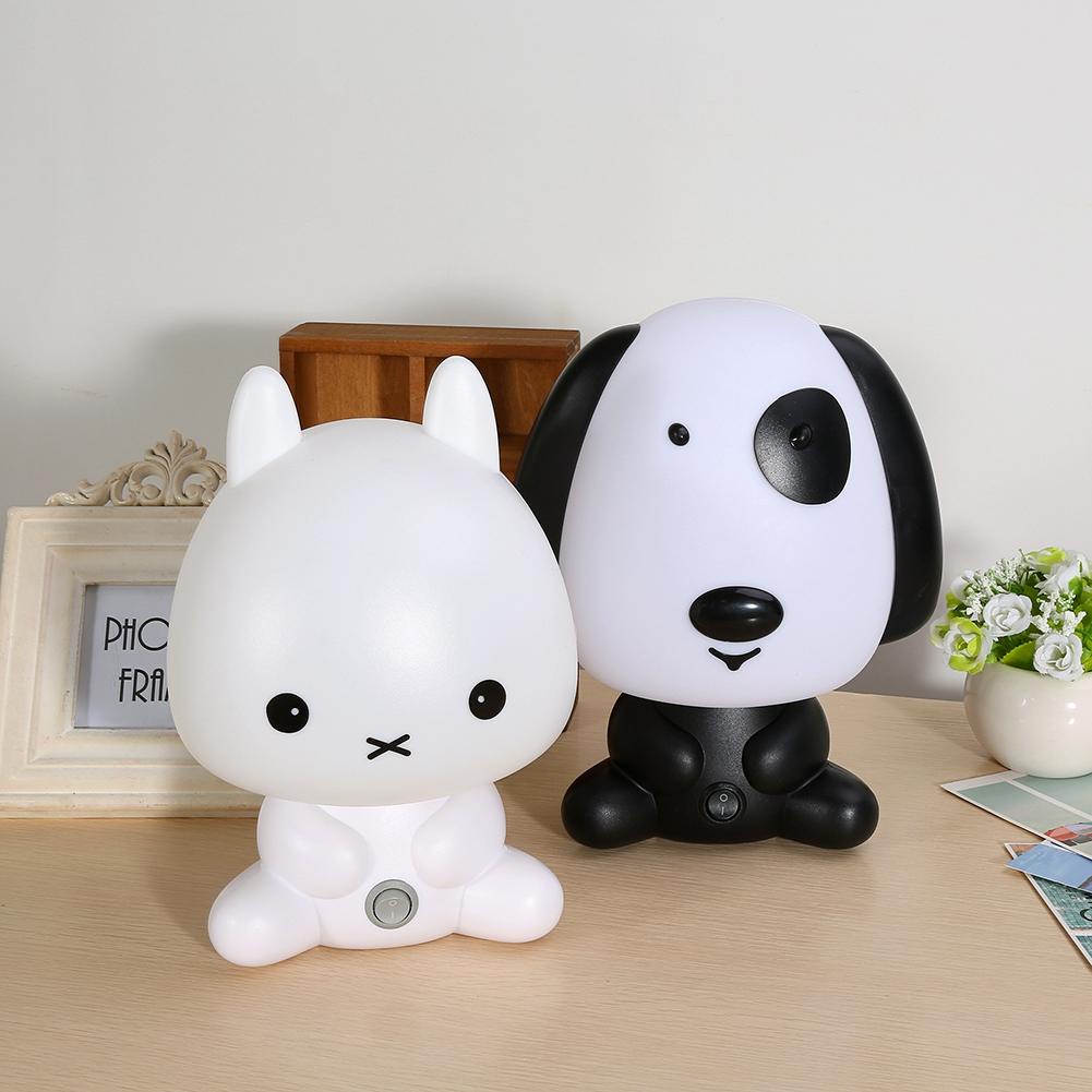 Cute Cartoon Animal Kid Bedroom Table Desk Home Night Lamp Switch Light 220V