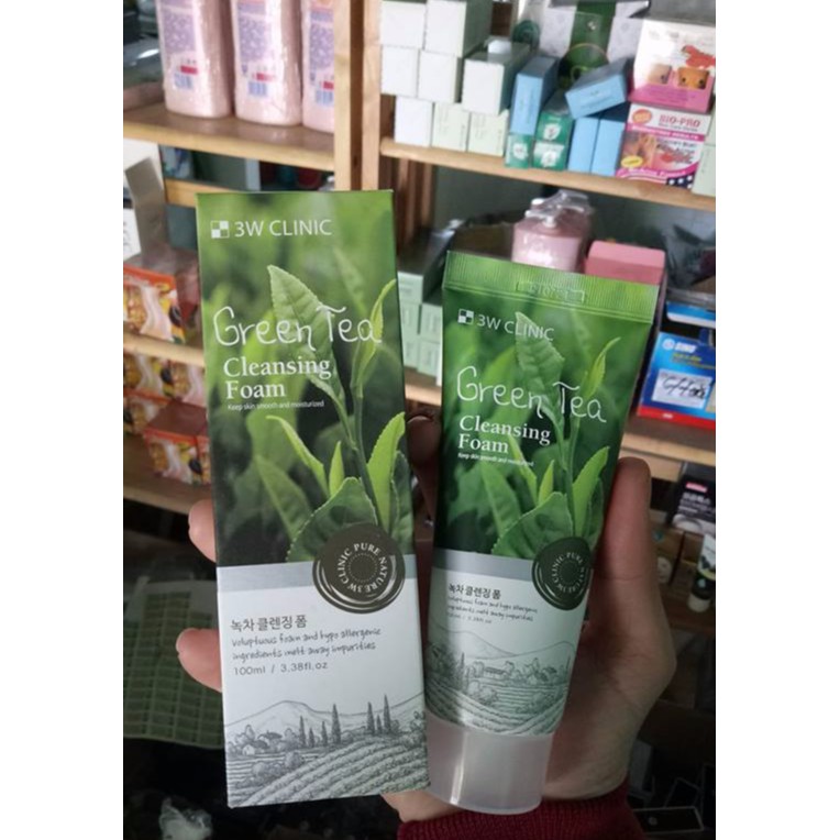 SỬA RỬA MẶT TRÀ XANH 3W CLINIC mẫu mới nhất | BigBuy360 - bigbuy360.vn