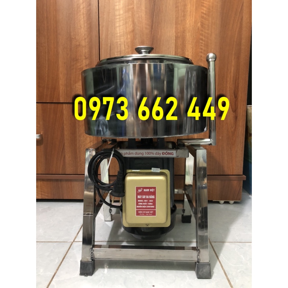 Nồi xay giò công nghiệp 2.5kg-xay mọc giò chả lụa cá viên giò bò-xay riềng sả-tặng cây làm ruốc chà bông