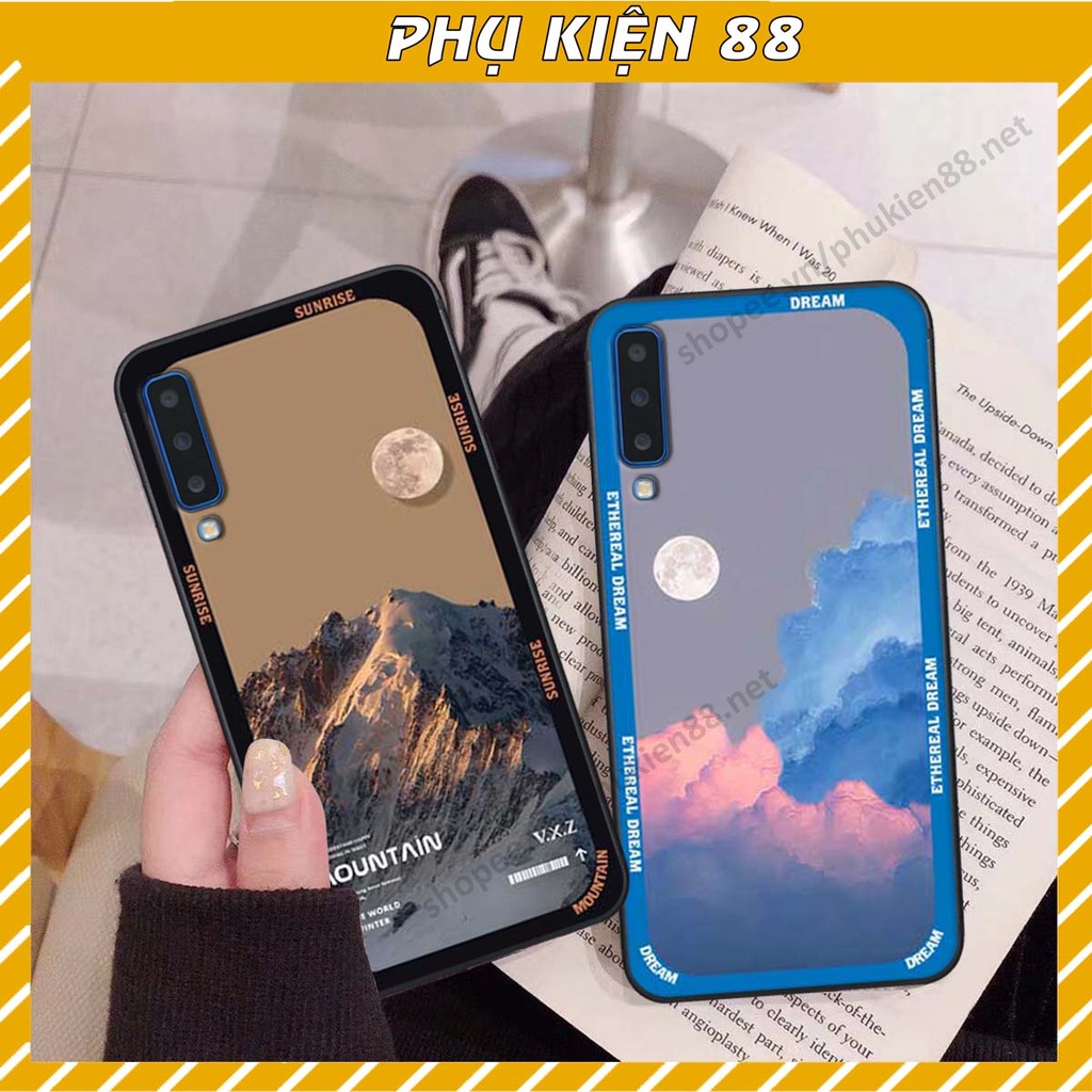 Ốp Samsung A7 2018 / A9 2018 hình vũ trụ, mountain, cloud phong cách cá tính
