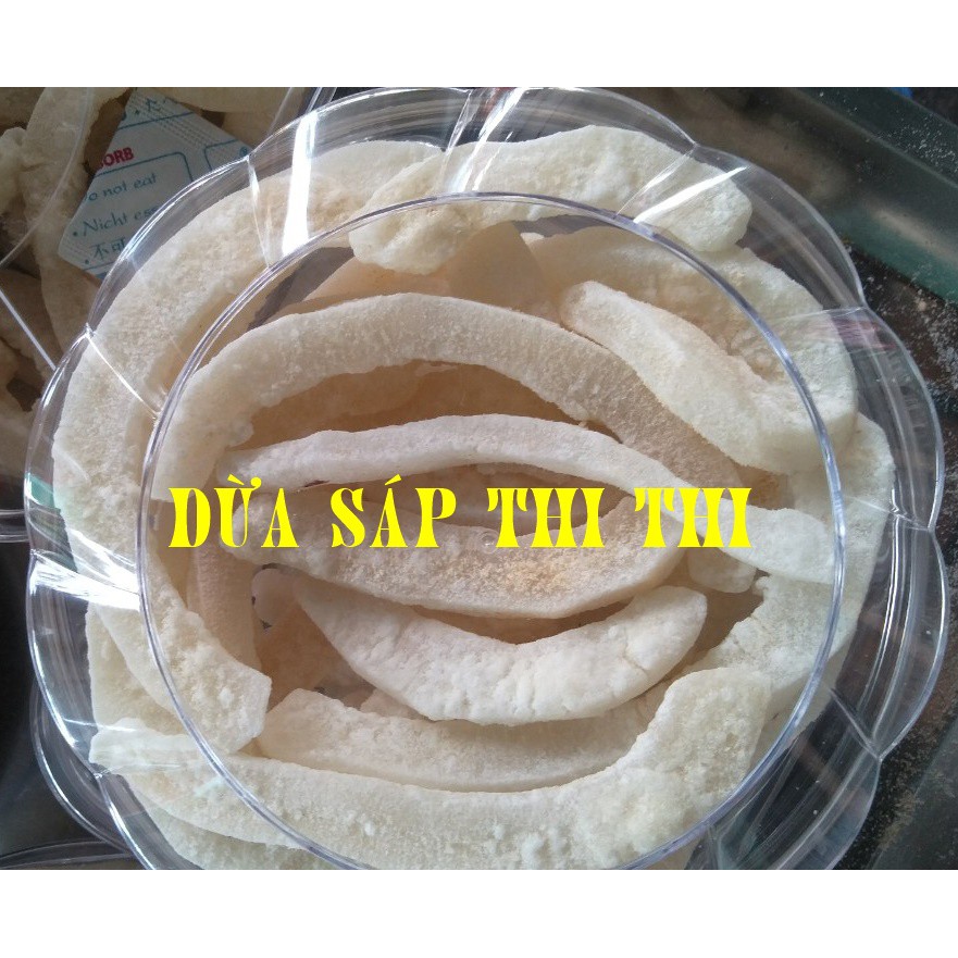 250gr Mứt dừa sáp Loại 1 vị lá cẩm