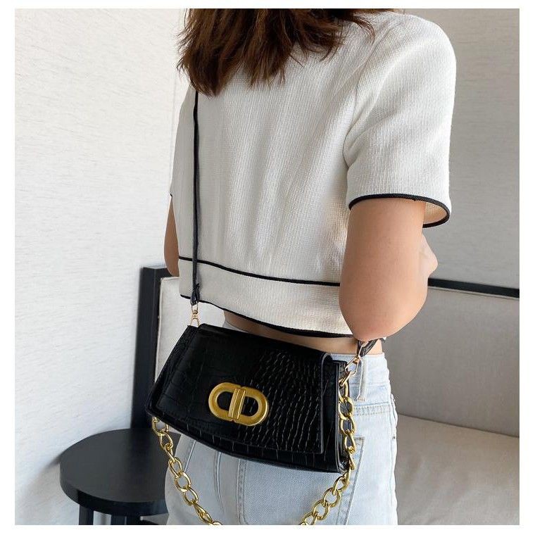 [XẢ KHO]TÚI KẸP NÁCH DÂY XÍCH 🌻CỰC HOT🌻TÚI XÁCH NỮ GIẢ DA VÂN CÁ SẤU CÔNG SỞ ĐI LÀM | BigBuy360 - bigbuy360.vn