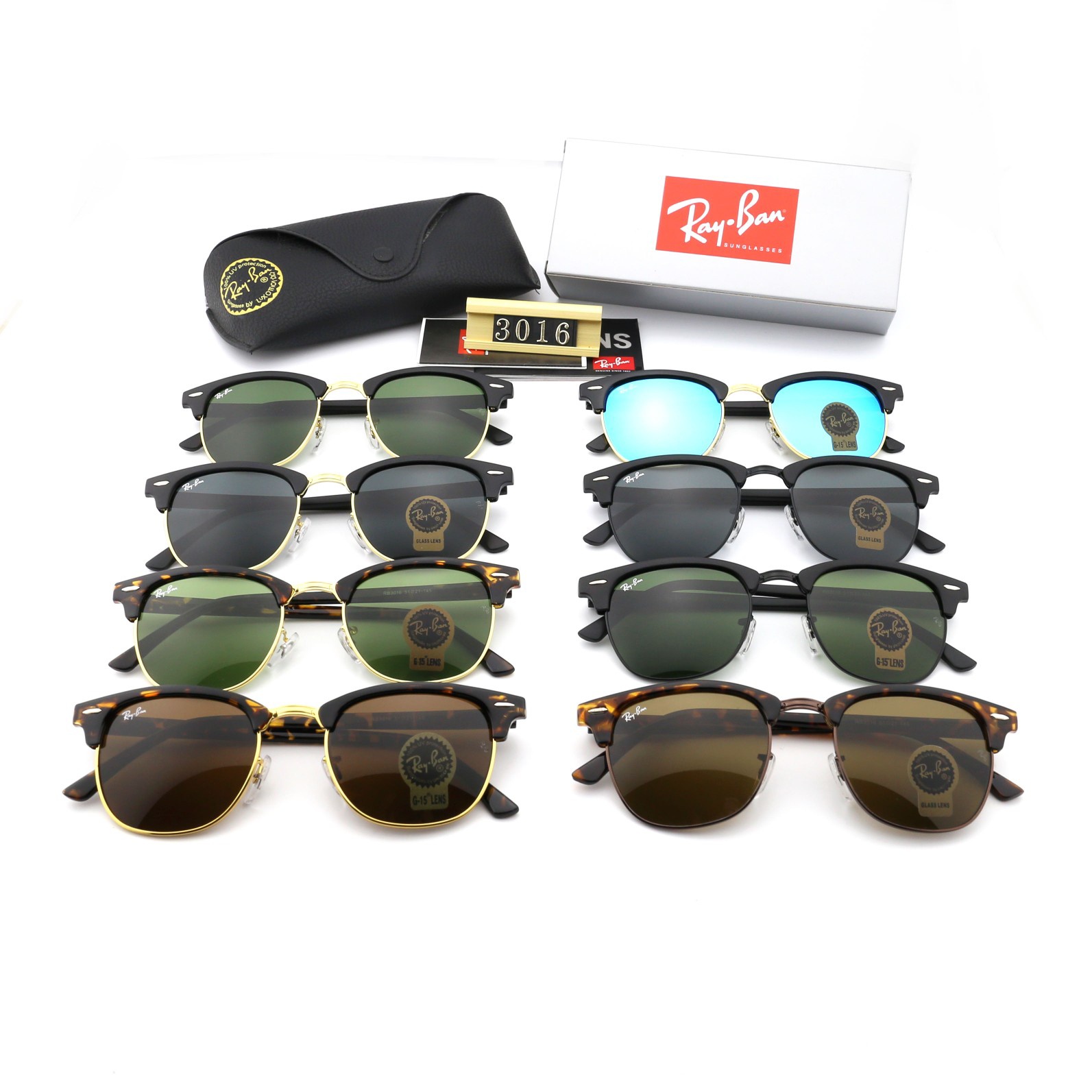 Wayfarer Ray-Ban_ chính hãng Kính râm 2021 Thời trang Hàn Quốc mới Kính râm nam nữ một mảnh Cặp đôi hợp thời trang Du lịch ngoài trời Kính râm lái xes