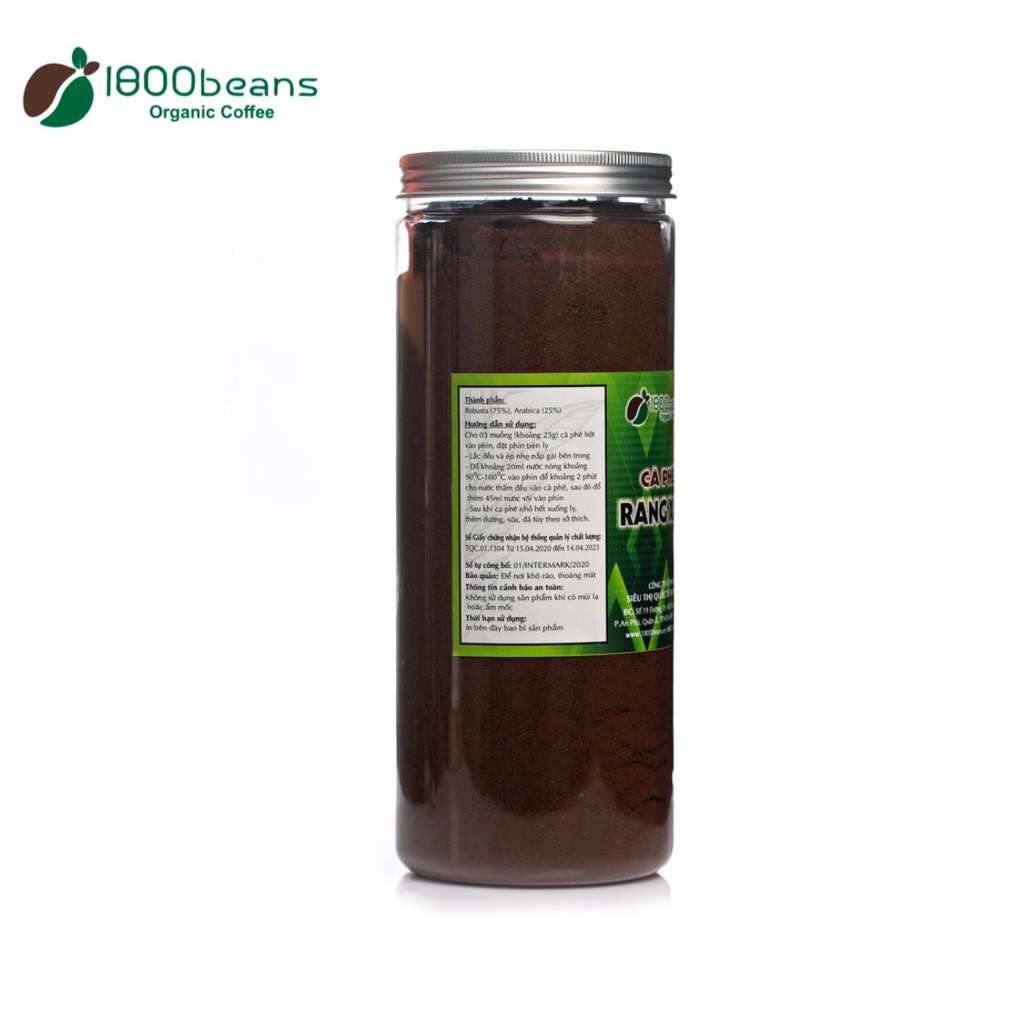Hũ 500Gr Cà Phê Pha Phin 1800Beans