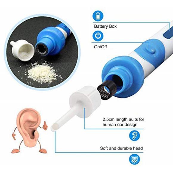 Máy Hút Ráy Tai Nhật Bản , Bộ Dụng Cụ Lấy Ráy Tai An Toàn Cho Bé