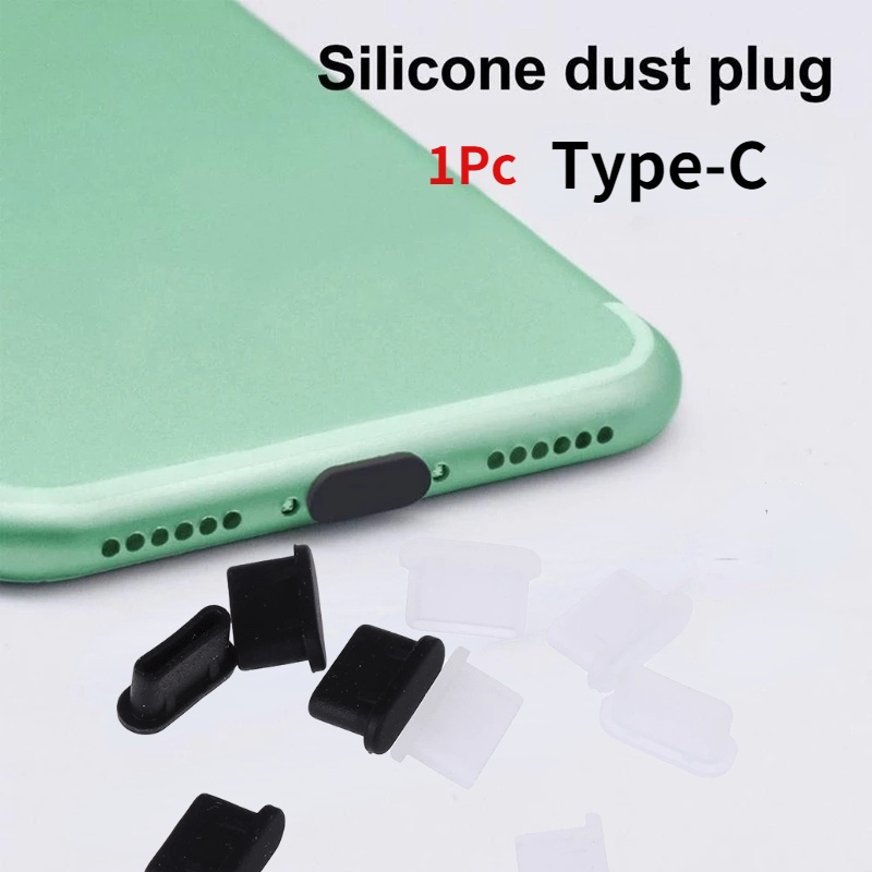 1 Nút Silicone Cắm Cổng Sạc Type-C Chống Nước Cho Điện Thoại Android