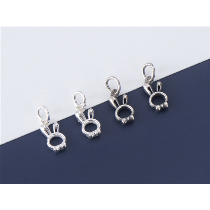 Mặt Dây Chuyền Bạc S925 Hình Chú Thỏ Hoàng Đạo Thái Lan Độc Đáo